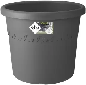 elho Algarve Cilindro Anthracite Wheeled Pot Ø58cm - image 2