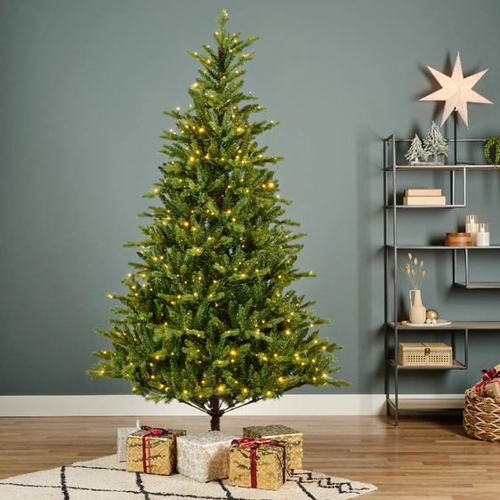 Glacier Pine Pre-Lit Artificial Christmas Tree 7ft - image 3