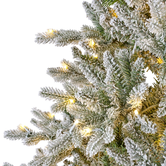 Glacier Snowy Pine Pre-Lit Artificial Christmas Tree 7ft - image 3