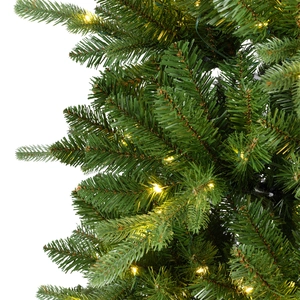 Aspen Slim Fir Pre-Lit Artificial Christmas Tree 7ft - image 3