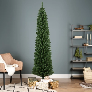 Pencil Pine Artificial Christmas Tree 7ft - image 2