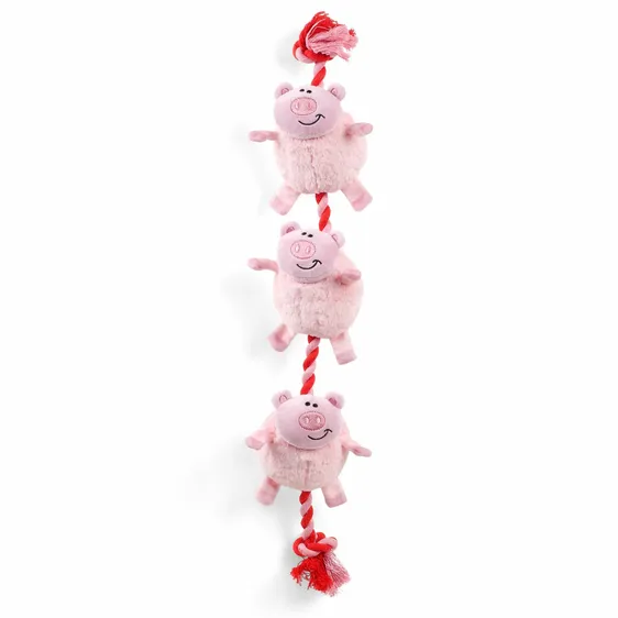 Farm Animals Plush Dog Tug Toy - image 3