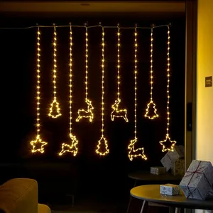 Festive Curtain Lights - Warm White