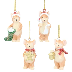 Festive Mouse Tree Decoration