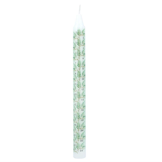 Fir Sprigs Advent Candle