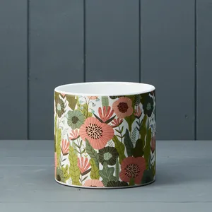 Floral Meadow Print Pot