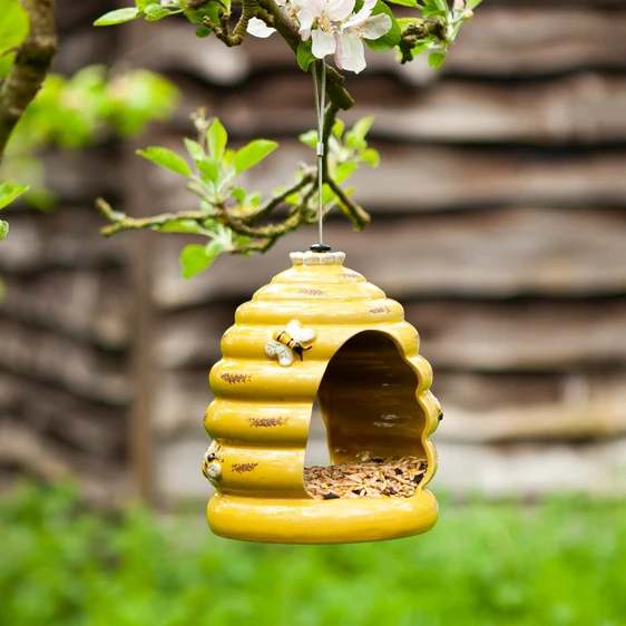 Fly-Through Beehive Bird Feeder - image 1