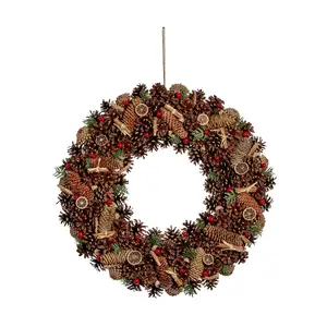 Frosted Pine Wreath - Large