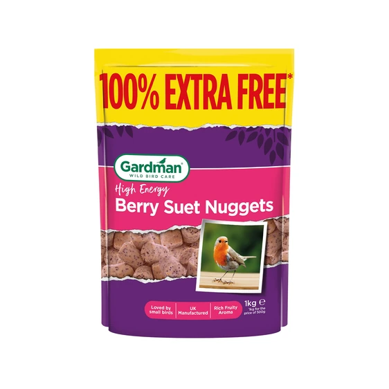 Gardman Berry Suet Nuggets 500g + 100% Free