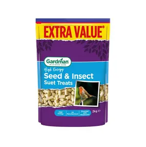 Gardman Seed & Insect Suet Treats 2kg