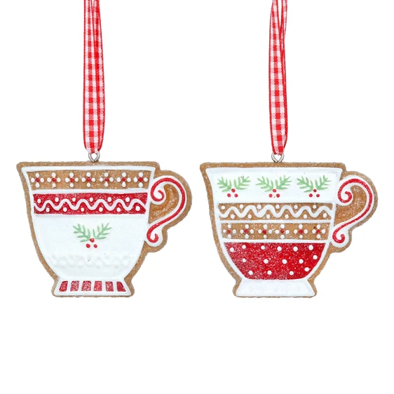 Gingerbread Teacup Tree Decoration