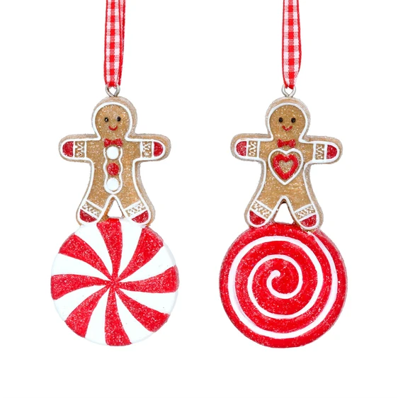 Gingerbread Whirl Tree Decoration