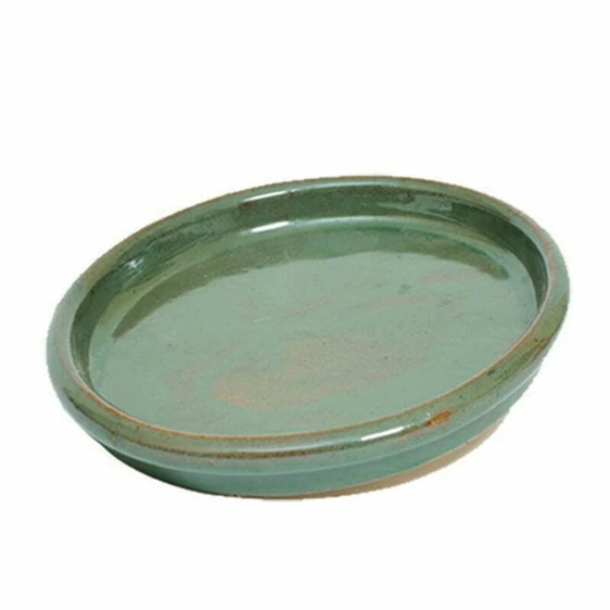 Glazed Green Pot Saucer Ø30cm