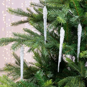 Glitter Icicle Tree Decoration - image 1