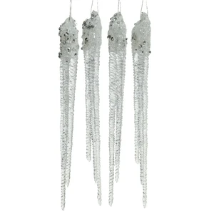 Glitter Icicle Tree Decoration - image 2