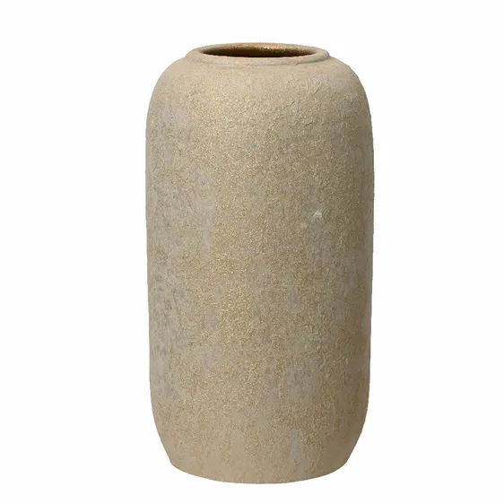 Gold Dusted Columnar Vase - Medium