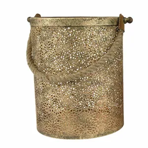 Gold Vintage Style Lantern - Small