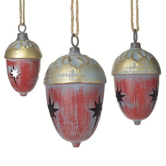 Red Acorn Bell Hanging Decoration