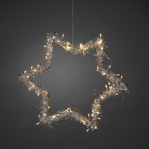 Hanging Metal Star Wreath - image 2