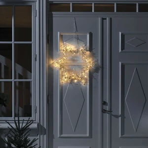 Hanging Metal Star Wreath - image 1