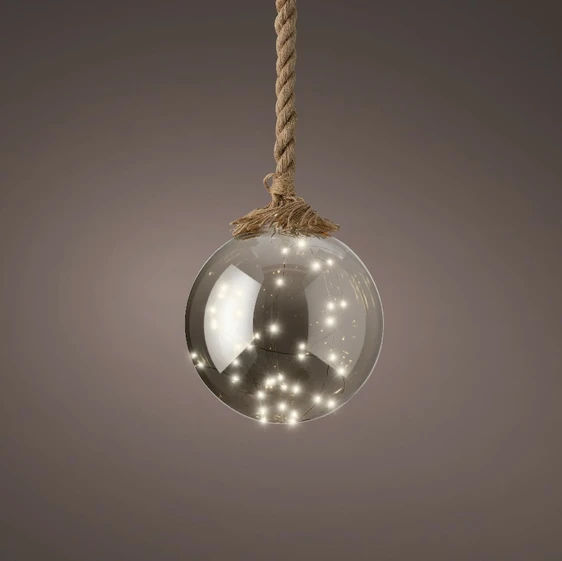 Hanging Micro LED Smokey Ball - Medium - image 1