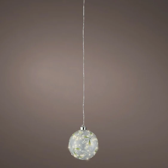 Hanging Micro LED Mistletoe Ball - image 1