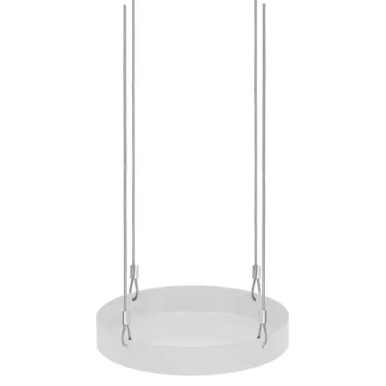 Round Hanging Plant Tray - White (S) - image 5