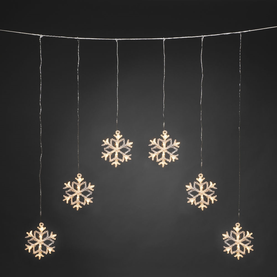 Hanging Snowflake Curtain - image 2