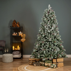 Hawkeshead Frosted Spruce Artificial Christmas Tree 7ft - image 4