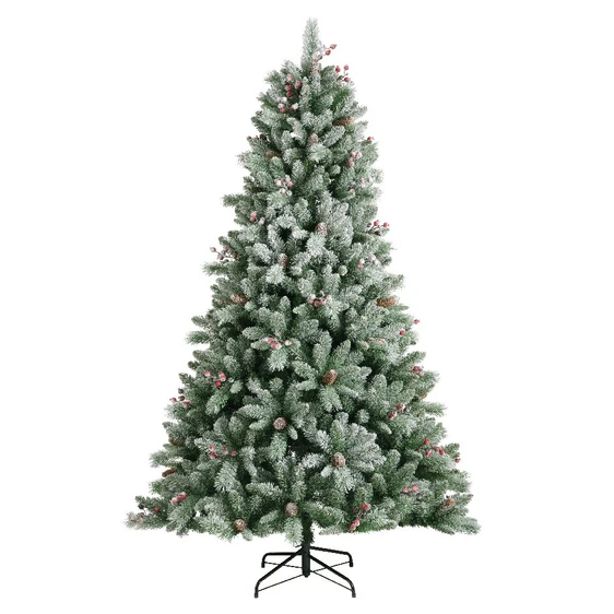 Hawkeshead Frosted Spruce Artificial Christmas Tree 7ft - image 1