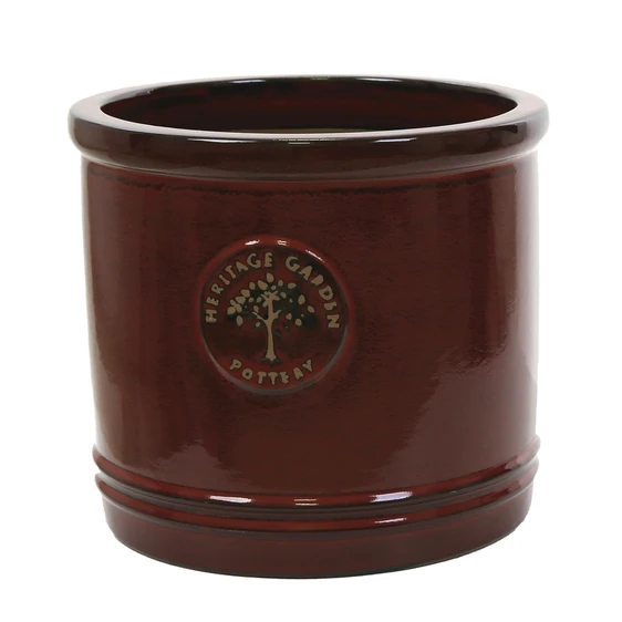 Heritage Red Cylinder Pot Ø20cm