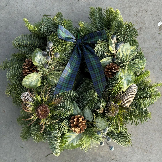 Highland Forest Wreath - 10"