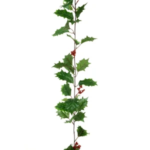 Holly Foliage Artificial Garland