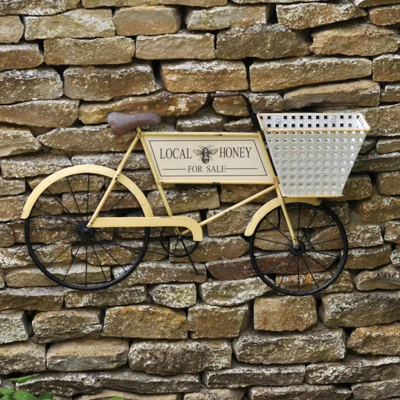 Honey Bike Wall Planter