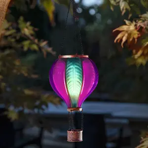 Hot Air Balloon Aurora Flaming Light