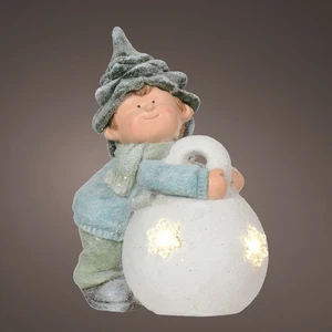 Illuminated Festive Children Decoration - Snowball