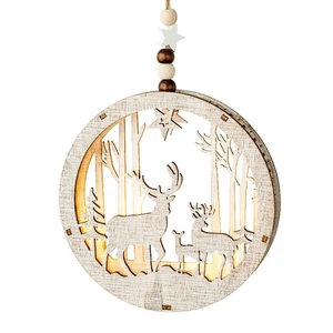 Illuminated Hanging Woodland Silhouette - image 2