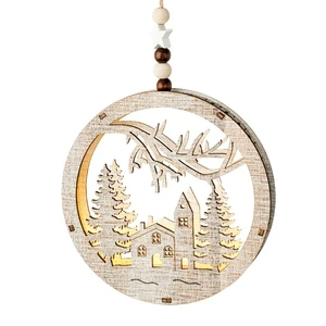 Illuminated Hanging Woodland Silhouette - image 3