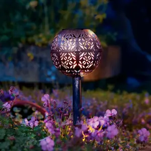 Illuminated Orb Stake Light