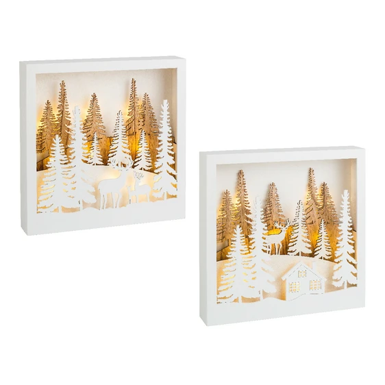 Illuminated Woodland Frame