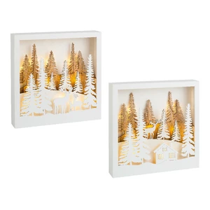 Illuminated Woodland Frame