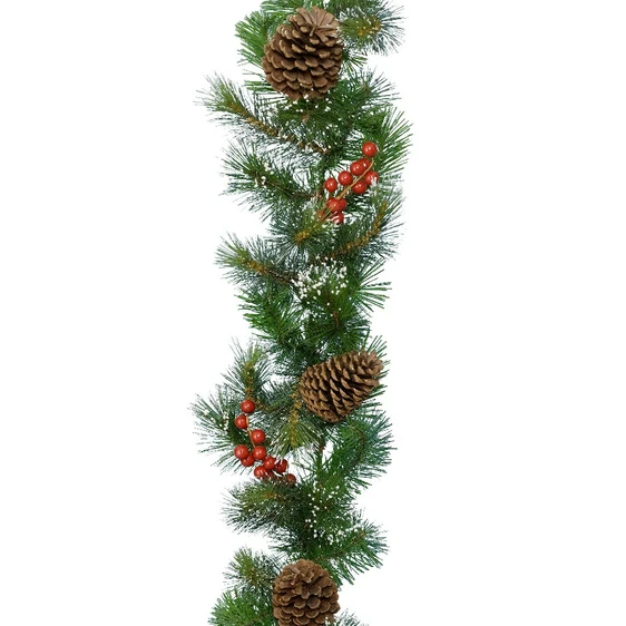 Ipswich Berries & Pinecones Artificial Garland