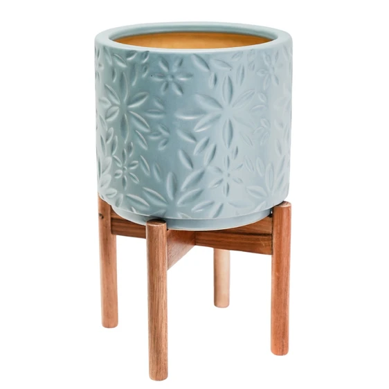 Ivyline Aspen Dusty Blue Planter - Small - image 2