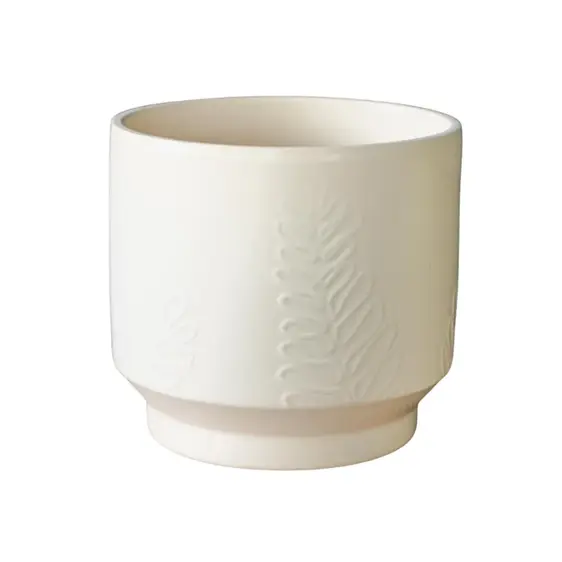 Ivyline Botanist Ivory Planter Ø14cm - image 1