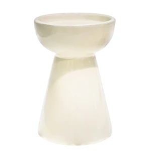 Ivyline Bowen Linen Pillar Candle Holder - Medium - image 2