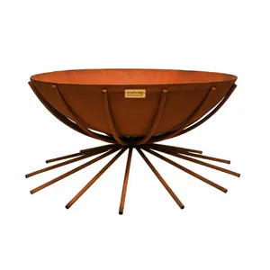 Ivyline Dakota Rust Fire Pit - Wide - image 2