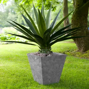 Ivyline Ella Grey Planter - Large - image 6