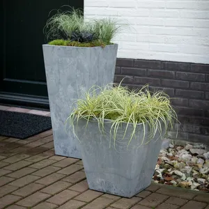 Ivyline Ella Grey Planter - Small - image 5