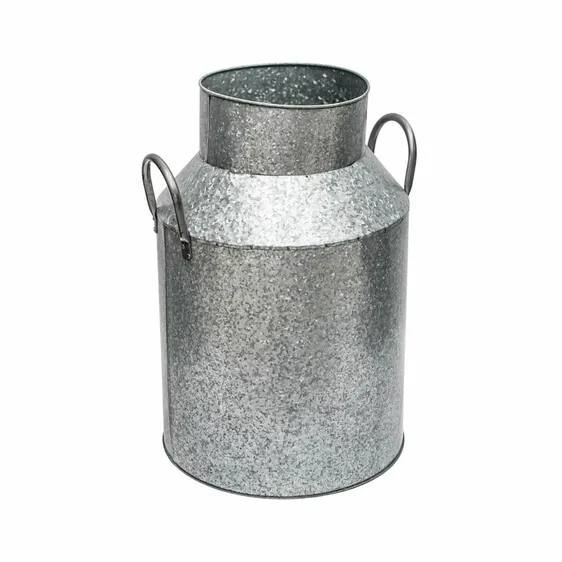 Ivyline Galvanised Milk Churn Planter - image 2