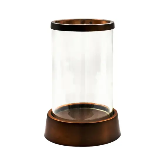 Ivyline Hampton Copper Hurricane Lantern Ø18cm - image 2